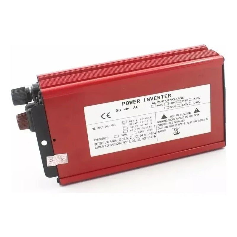 Inversor Voltaje 1000w De 12 Volts A 220volt + Entrada Usb