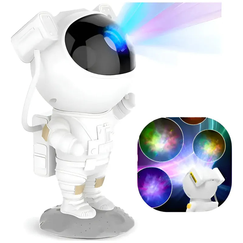 Lámpara Astronauta Proyector Láser Led Star Night Light Negro