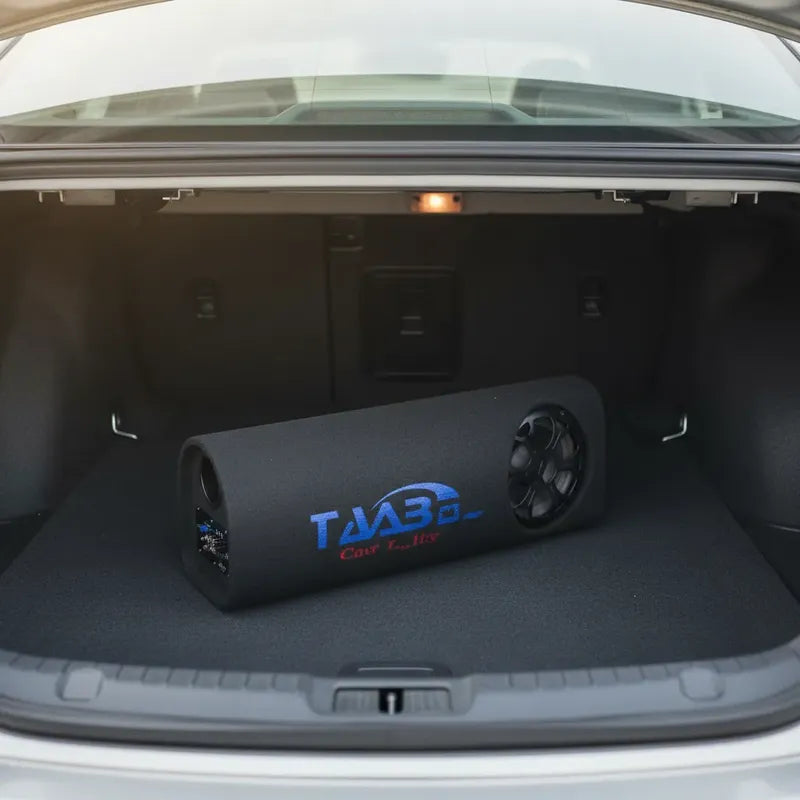 Subwoofer Amplificado De Acustica / Automoviles Super Bass Negro