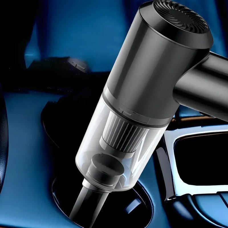 Aspiradora Inalámbrica Portátil Mo1812 2 En 1 Para Auto Y Hogar 120w Negro