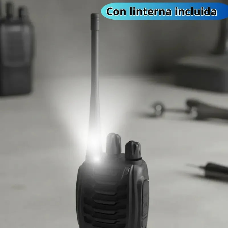 Radio Transmisor Baofeng Walkie Talkie Bf-888s X4 Negro