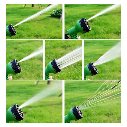 Manguera Retráctil Expandible Magic Hose 45m Verde Jardín Conecta Pitón Verde
