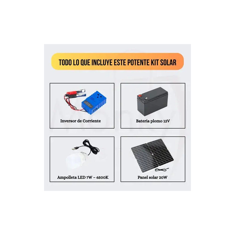 Estación De Energía Portátil Figoimport Pro 220w Con Panel Solar Y Linterna Led