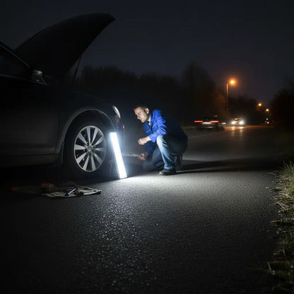 Lámpara Luz Led De Emergencia Recargable 20 Hrs Blanco