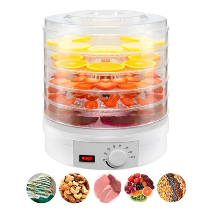 Deshidratador Eléctrico De Alimentos Y Frutas 245w  Blanco