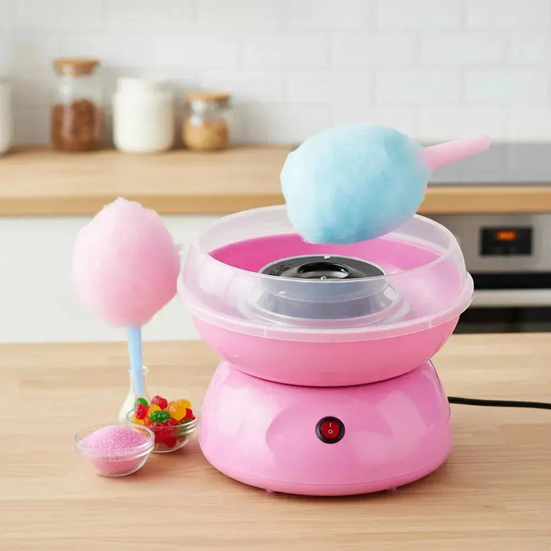 Máquina De Algodón De Azúcar Angelreally Mini Rosa 500w Bowl 30cm