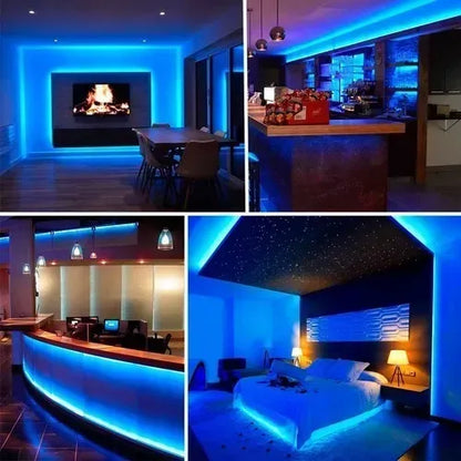 Cinta Led Micro 5m Ip64 Con Controlador Integrado 3528 2835