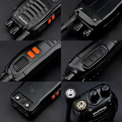Walkie Talkie Baofeng 888-s Kit 2 Radios 16 Canales Negro
