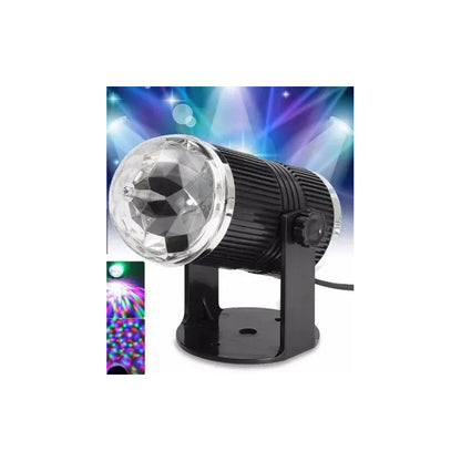 Mini Bola Disco LED RGB Giratoria Decorativa Multicolor Fiestas FIGGOS