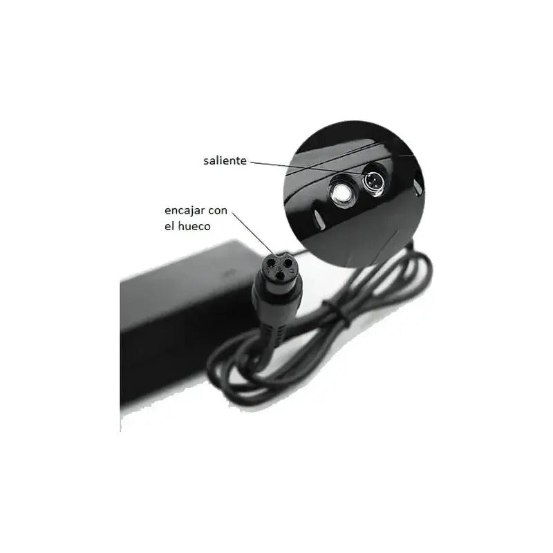 Cargador Para Scooter Patineta Electrica Smart Balance Negro
