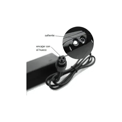 Cargador Para Scooter Patineta Electrica Smart Balance Negro