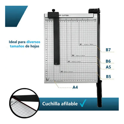 Guillotina Cortadora De Papel Figostore A4 Metal 30cm