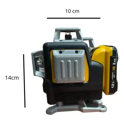 FIGGOS Nivel Láser Autonivelante 4D 16 Líneas Verde 360° IP54 – Con Trípode y Maletín