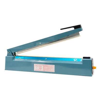 Selladora De Bolsas De Impulso Manual 40 Cm Con Regulador De Potencia Y 8 Niveles Azul