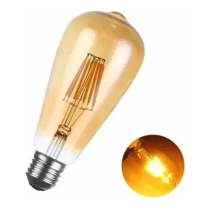 Ampolleta Retro Led Vintage Luz Cálida Guirnalda Amarillo