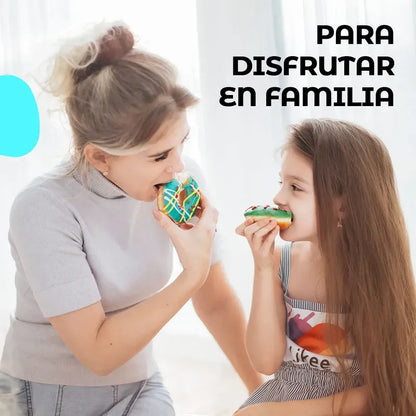 Maquina Donas + Fondue Chocolate Negro Y Amarillo