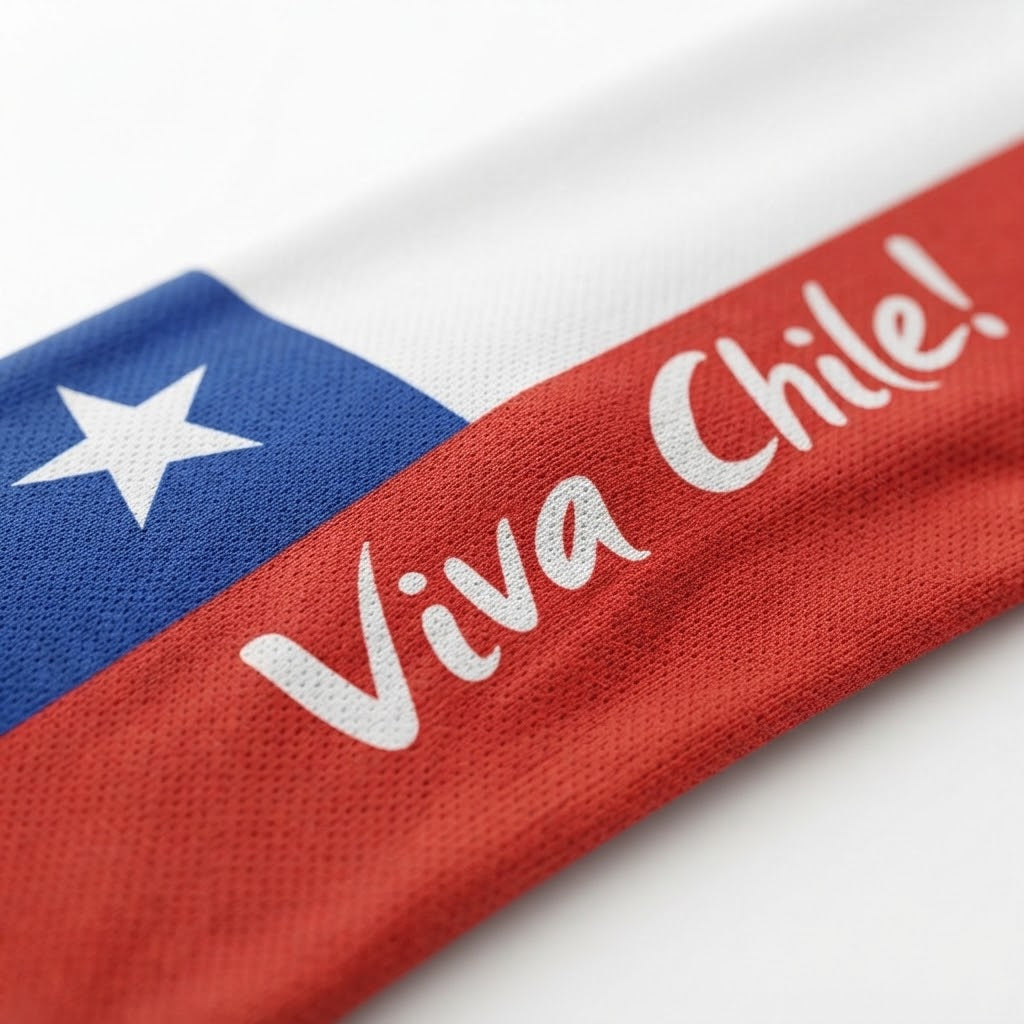 Cubre Capot Auto Bandera de Chile 110x170 cm Elasticado Ajuste Universal Fiestas Patrias Dieciocho